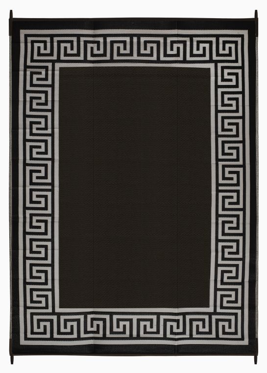 Athens - Black (9' x 12') Foldable Rug
