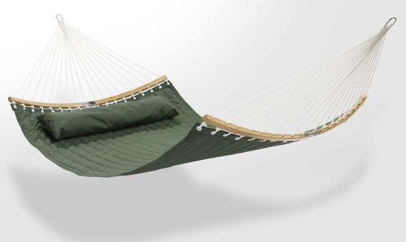 Fargo Quilted - Green Recycled Polyester Hammock for Patio - (55