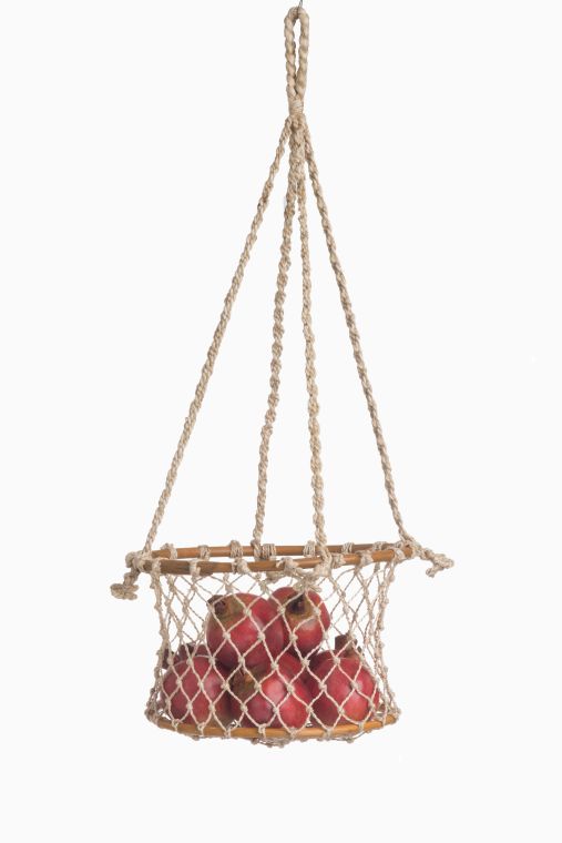 Prairie - Hanging Macrame Basket 
