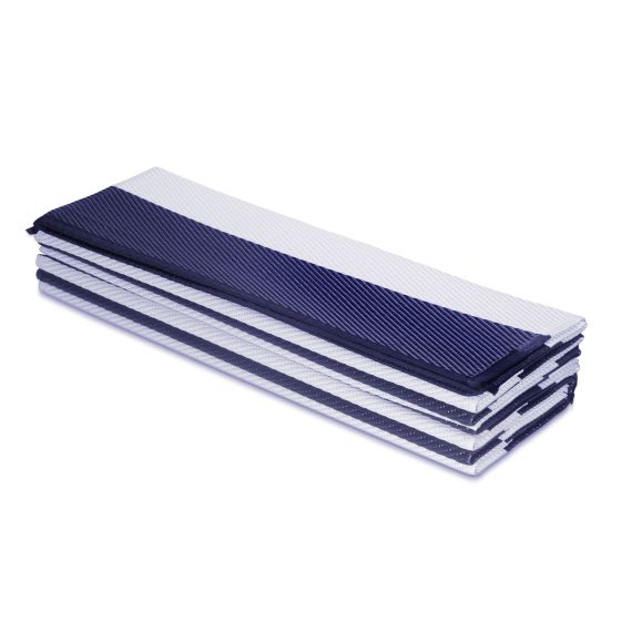 Brittany Stripe - Blue & White (9' x 12') Foldable Rug