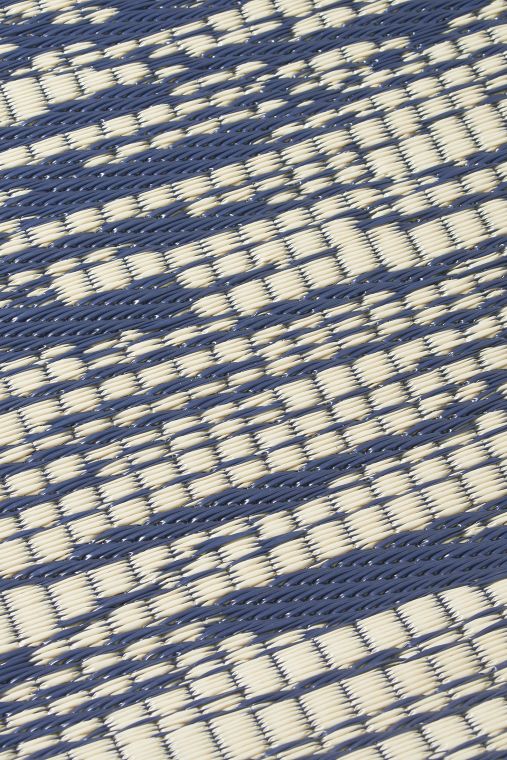 Brooklyn - Blue Abstract Outdoor Rug for Patio