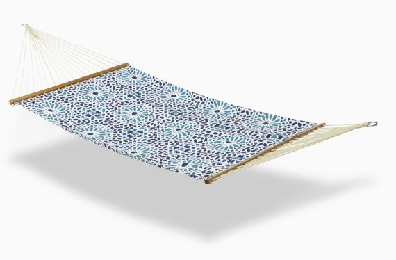 Mosaic Tile Farmhouse Recycled Polyester Hammock for Patio - (55