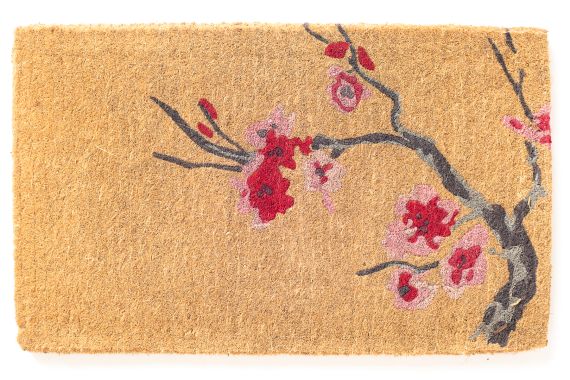 Cherry Branch Doormat, Durable