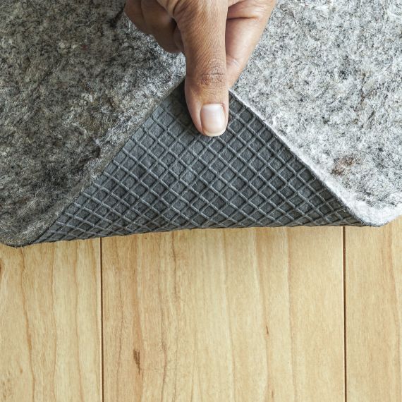 Natural Rubber / Recycled Felt Non Slip Rug Pad - 1/4