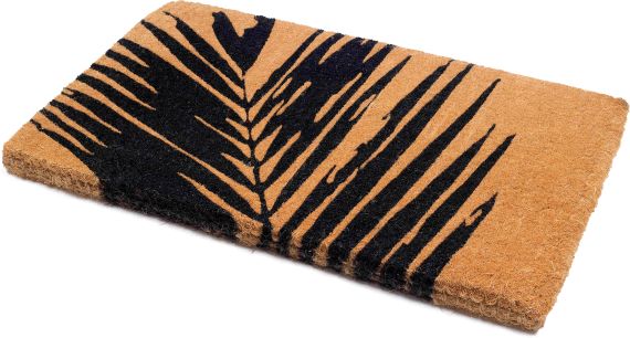 Summertime Palm Leaf Doormat, Durable
