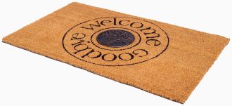 Welcome and Goodbye Doormat (18" x 30" Non-Slip) Durable FINAL SALE