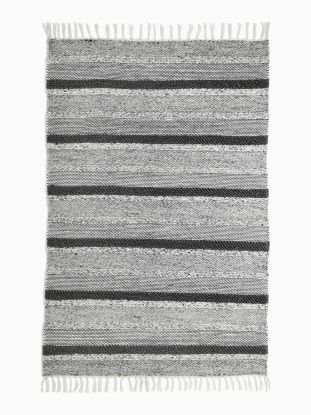 Albany - Gray Striped Indoor/Outdoor Area Rug