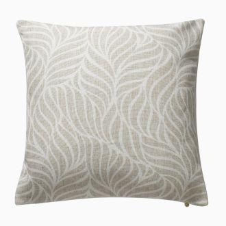 Heather Leaves Indoor Outdoor Decorative Pillow - Natural (20" x 20")