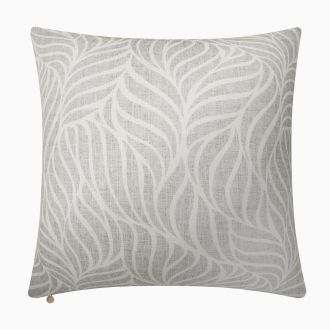 Heather Leaves Indoor Outdoor Decorative Pillow - Gray (20" x 20")