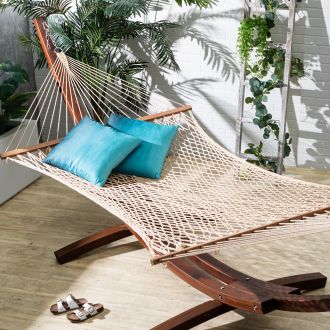 Miami Rope Recycled Polyester Hammock for Patio - (55" x 82")