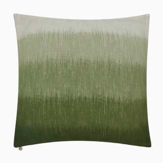 Watercolor Gradient  - Green Double Sided Stain Resistant Indoor/Outdoor Pillow for Patio (20" x 20")
