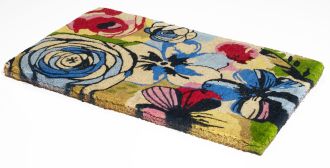 Watercolor Floral Doormat